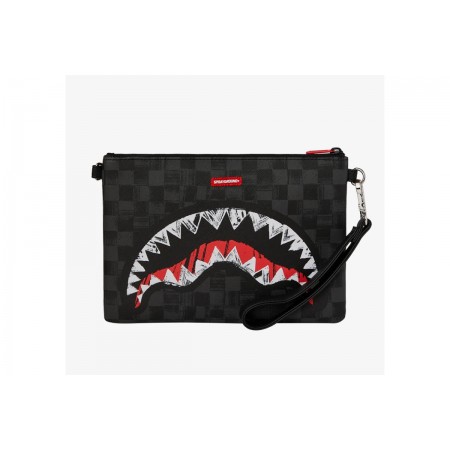 Sprayground Scribble Shark Τσαντάκι Χιαστί - Ώμου 