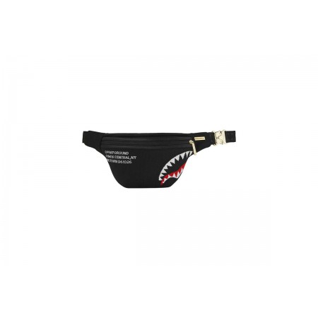 Sprayground Shark Central Knit Black Savvy Τσαντάκι Μέσης 