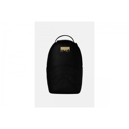 Sprayground Gold Drip Logo Dlxsv Backpack Μαύρο, Χρυσό