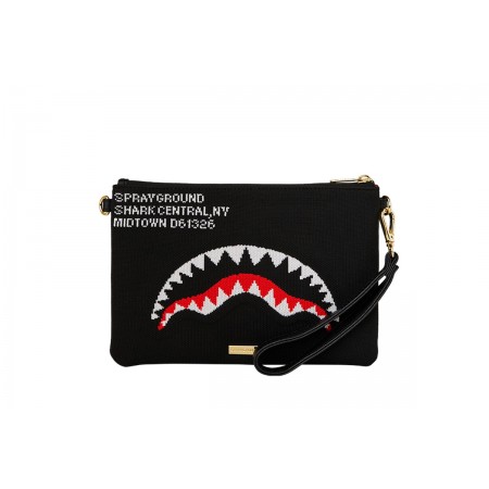 Sprayground Shark Central Knit Τσαντάκι Χιαστί - Ώμου 