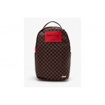 Sprayground Red Redemption Dlxsv Backpack Μαύρο, Καφέ, Κόκκινο