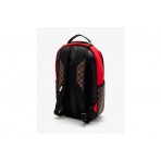 Sprayground Red Redemption Dlxsv Backpack Μαύρο, Καφέ, Κόκκινο