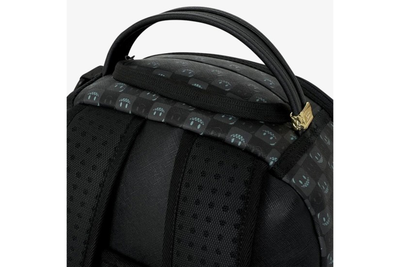 Sprayground Sharks In Paris Wtf Bubbly Black Check Backpack (910B8633NSZ)