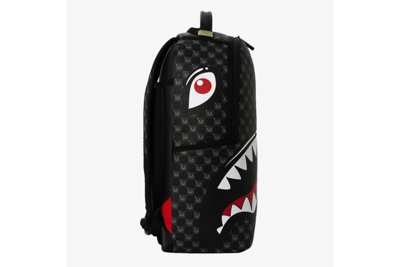 Sprayground Sharks In Paris Wtf Bubbly Black Check Backpack (910B8633NSZ)