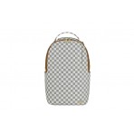 Sprayground Graff Embossed Cream Check Dlxsv Backpack (910B8848NSZ)