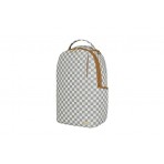 Sprayground Graff Embossed Cream Check Dlxsv Backpack (910B8848NSZ)
