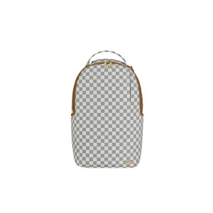 Sprayground Graff Embossed Cream Check Dlxsv Backpack (910B8848NSZ)