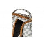 Sprayground Graff Embossed Cream Check Dlxsv Backpack (910B8848NSZ)