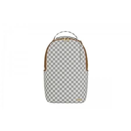 Sprayground Graff Embossed Cream Check Dlxsv Backpack 