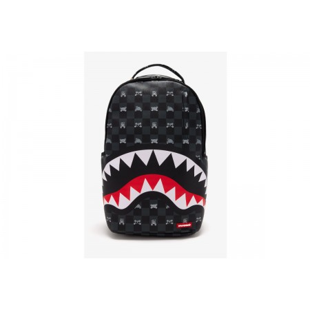 Sprayground Gray Peeking Character Check Dlxsv Backpack 