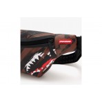 Sprayground Smeared Grunge Savvy Τσαντάκι Μέσης-Χιαστί Καφέ, Μαύρο, Κόκκινο, Λευκό