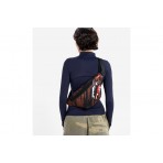 Sprayground Smeared Grunge Savvy Τσαντάκι Μέσης-Χιαστί Καφέ, Μαύρο, Κόκκινο, Λευκό