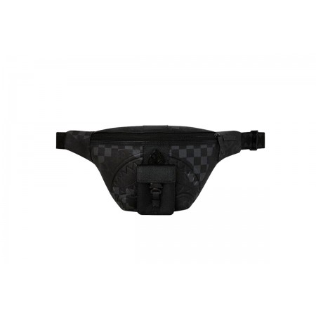 Sprayground 3am Mix Up V2 Savvy Τσαντάκι Μέσης-Χιαστί Μαύρο