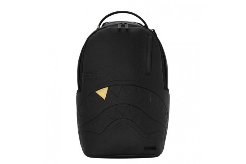 Sprayground Blacked Out Embossed Gold Tooth Dlxsv Backpack (910B9325NSZ)