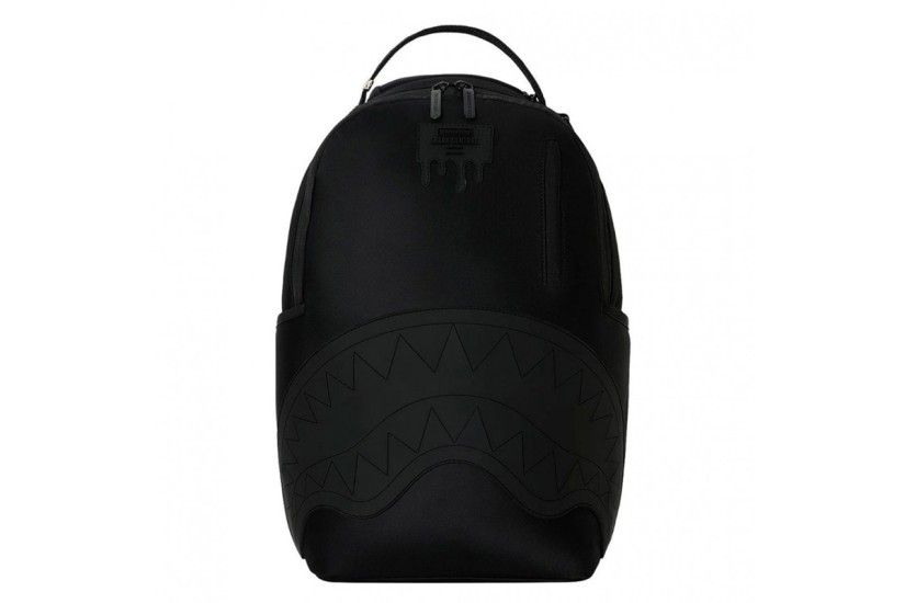Sprayground Shark Central Blacked Out Embossed Nylon Backpack (910B9635NSZ)