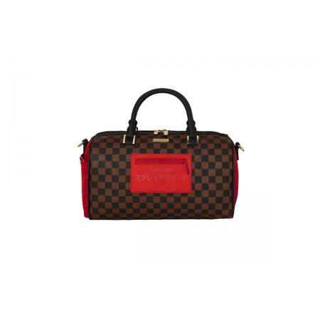 Sprayground Red Redemption Mini Τσάντα Ώμου - Χειρός Καφέ, Μαύρο, Κόκκινο