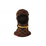 Sprayground Gold Zipper Mouth Μπαλακλάβα Καφέ, Μαύρη