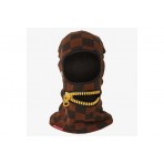 Sprayground Gold Zipper Mouth Μπαλακλάβα Καφέ, Μαύρη