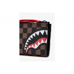 Sprayground Big City Emboss Πορτοφόλι Καφέ, Κόκκινο, Λευκό