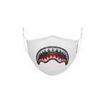 Sprayground White Trinity Crystal Shark Face Mask (910Z362NSZ)