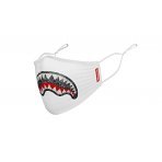 Sprayground White Trinity Crystal Shark Face Mask (910Z362NSZ)