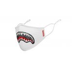 Sprayground White Trinity Crystal Shark Face Mask (910Z362NSZ)