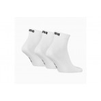 Puma Quarter Κοντές Κάλτσες Λευκές 3 Ζευγάρια