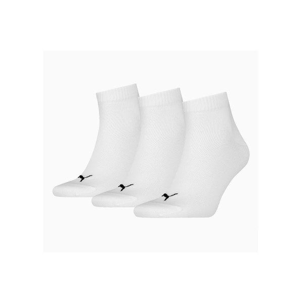 Puma Quarter Plain Κάλτσες Κοντές 3 Ζευγάρια (938589 09)