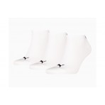 Puma Sneaker Soft Ανδρικές Κοντές Κάλτσες Λευκές 3 Ζευγάρια