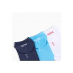 Puma Sneaker Soft Κάλτσες Κοντές Γαλάζιες, Λευκές, Μπλε Σκούρο 3 Ζευγάρια