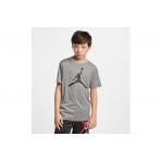 Jordan Dri-FIT Jumpman Logo Παιδικό Κοντομάνικο T-Shirt Γκρι