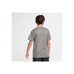Jordan Dri-FIT Jumpman Logo Παιδικό Κοντομάνικο T-Shirt Γκρι