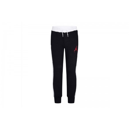 Jordan Jumpman Air Speckle Fleece Παντελόνι Φόρμας Μαύρο, Λευκό