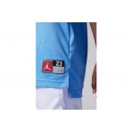 Jordan 23 Αμάνικη Μπασκετική Μπλούζα Γαλάζια, Λευκή