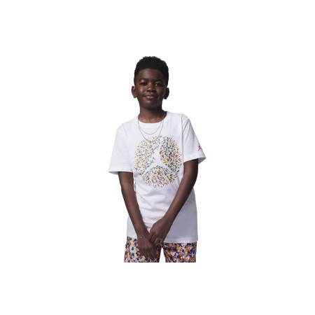 Jordan Poolside Jumpman Graphic Παιδικό Κοντομάνικο T-Shirt Λευκό
