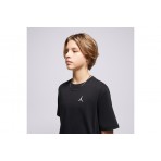 Jordan Jumpman Air Embroidered Παιδικό Κοντομάνικο T-Shirt Μαύρο
