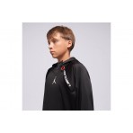 Jordan Therma-Fit Ease Fleece Παιδικό Φούτερ με Κουκούλα Μαύρο