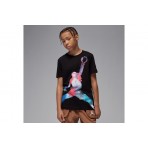 Jordan Poolside Jumpman Παιδικό Κοντομάνικο T-Shirt Μαύρο