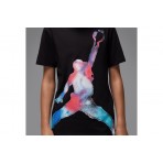 Jordan Poolside Jumpman Παιδικό Κοντομάνικο T-Shirt Μαύρο