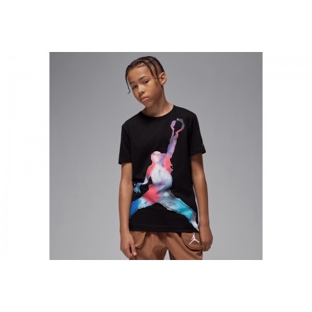 Jordan Poolside Jumpman Παιδικό Κοντομάνικο T-Shirt Μαύρο