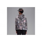 Jordan Brooklyn Printed Fleece Παιδικό Φούτερ με Κουκούλα