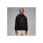 Jordan MVP Jumpman Fleece Παιδικό Φούτερ με Κουκούλα Μαύρο, Ανθρακί