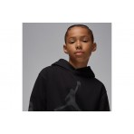 Jordan MVP Jumpman Fleece Παιδικό Φούτερ με Κουκούλα Μαύρο, Ανθρακί