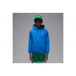 Jordan Brooklyn Fleece Παιδικό Φούτερ με Κουκούλα Μπλε