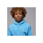 Jordan Brooklyn Fleece Παιδικό Φούτερ με Κουκούλα Γαλάζιο