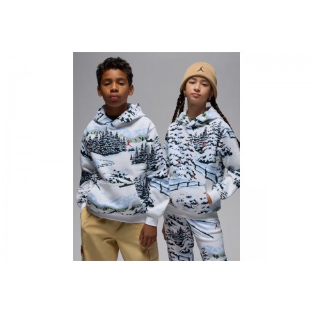Jordan Brooklyn Fleece Holiday Παιδικό Φούτερ με Κουκούλα
