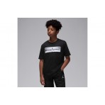 Jordan Wings Παιδικό Κοντομάνικο T-Shirt Μαύρο