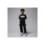 Jordan Wings Παιδικό Κοντομάνικο T-Shirt Μαύρο