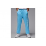 Jordan Mountainside Fleece Παιδικό Παντελόνι Φόρμας Γαλάζιο, Ασημί