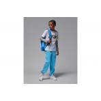 Jordan Mountainside Fleece Παιδικό Παντελόνι Φόρμας Γαλάζιο, Ασημί